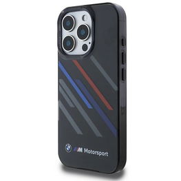 BMW motosport IML iPhone 16 Pro Max“ dėklas – juodos spalvos