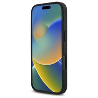 BMW M Perforated Twisted Line MagSafe dėklas iPhone 16 Pro Max telefonui – juodos spalvos