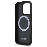 BMW M Perforated Twisted Line MagSafe dėklas iPhone 16 Pro Max telefonui – juodos spalvos