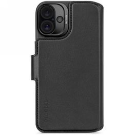 telefono dėklas su pinigine iPhone 16 Plus“ - juoda