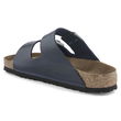 Birkenstock Arizona Soft Footbed Oiled Leather Narrow moteriški/vyriški mėlyni, siaurai pėdai, alyvuota oda (1013644)