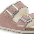 Šiltos Birkenstock Arizona Suede Leather Shearling Pink Clay LAF siauros (1023258)