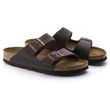 Birkenstock Arizona Soft Footbed Oiled Leather Habana siauri moteriški šlepetės (0452763)