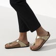 Birkenstock“ moteriškos japoniškos šlepetės Gizeh Birko-Flor Gold“ auksinės siauros (1016109)