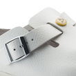 Birkenstock“ vyriškos šlepetės Boston ESD White“ iš natūralios odos medicinos darbuotojams, paprastos (0061370)