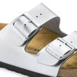 Birkenstock moteriškos sidabrinės Arizona Birko-Flor Silver reguliarios, plačios (1012282)