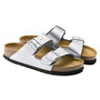 Birkenstock moteriškos sidabrinės Arizona Birko-Flor Silver reguliarios, plačios (1012282)