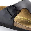 Japonės moteriškos Birkenstock Ramses Birko-Flor juodosios siauros (44793)