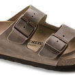 Vyrų/moterų Birkenstock Arizona šlepetės Tabacco Brown“, rudos spalvos, standartinio pločio