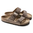 Vyrų/moterų Birkenstock Arizona šlepetės Tabacco Brown“, rudos spalvos, standartinio pločio