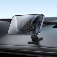 magnetinis automobilio prietaisų skydelio laikiklis – juodas