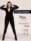 Pėdkelnės Microfibre Plus Size 60 Den r.6