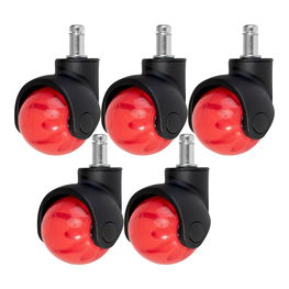 Kėdės ritinukų komplektas Roll Speed Ball, 5 vnt.