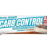 Body Attack Carb Control - Baltymų batonėliai 100 g (15 batonėlių) BE PAVOJINGOS ĮPAKAVIMO (BNN530060)