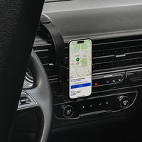 automobilinis išmaniojo telefono laikiklis prietaisų skydeliui - juodas