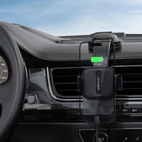automobilinis išmaniojo telefono laikiklis prietaisų skydeliui - juodas