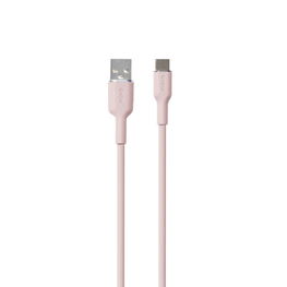 USB C Kabelis 1,5m - Rožinis