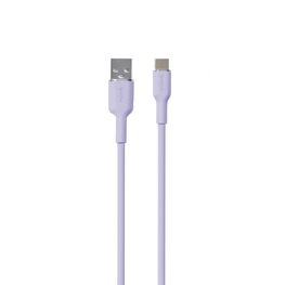 USB C kabelis 1,5 m – violetinis
