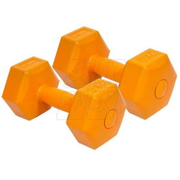 EB FIT sudėtinių svarmenų rinkinys 2x2 kg oranžinis (SW631663)