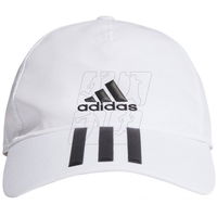 Kepurė - Balta Adidas Aeroready Baseball Kepurė 3 Stripes 4athlts (SW653790)