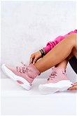 Moteriški sportiniai batai Rožiniai