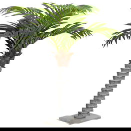 Dirbtinė palmė, žalios spalvos, 150cm, 12 lapų