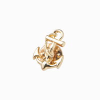 Metalinis inkaro ženklelis – auksinis V1 OU 0114