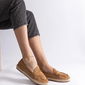 Espadrilės moterims su platforma, karamelinės spalvos (GRM31071)
