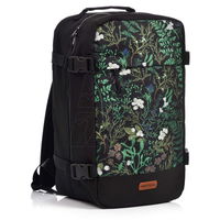 Kelioninė juoda kuprinė su gėlių raštu 20 l Meteor (SW1138147)