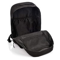 Kelioninė juoda kuprinė su gėlių raštu 20 l Meteor (SW1138147)