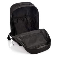 Kelioninė juoda kuprinė su gėlių raštu 20 l Meteor (SW1138147)