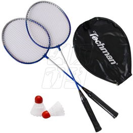 Badmintono rinkinys Techman B2010 – raketės, plunksninukai, tinklas
