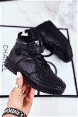 Vaikiški šilti sportiniai batai Big Star juodos spalvos