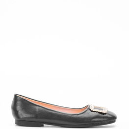 Juodos balerinos Rhonda – elegantiški ir patogūs moteriški bateliai (PHT55265)