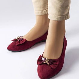 Bordo smailianosiės balerinos Jetté (PHT56311)