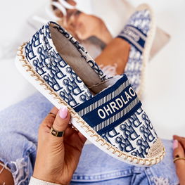 Klasikinės espadrilės mėlynos
