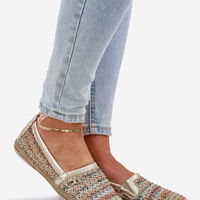 Elegantiškos odinės espadrilės su pynimu, daugiaspalvės Zazoo (BSB35720)