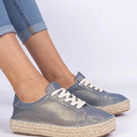 Mėlynos blizgios espadrilės Werkato (GRM31518)