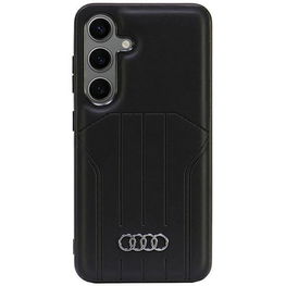 Audi sintetinės odos MagSafe dėklas iPhone 15 juodas