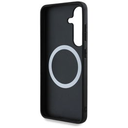 BMW odinis Carbon“ dėklas su MagSafe, skirtas Samsung Galaxy S25 – juodas
