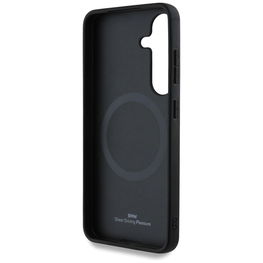 BMW odinis dėklas su MagSafe Samsung Galaxy S25, juodas