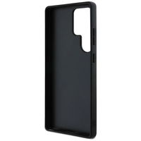 Telefono dėklas Samsung S25 Ultra juodas su logotipu Guess