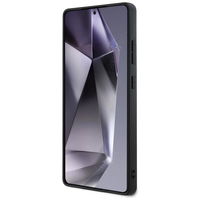 Telefono dėklas Samsung S25 Ultra juodas su logotipu Guess