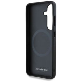 Mercedes odinis MagSafe dėklas Samsung Galaxy S25, juodas