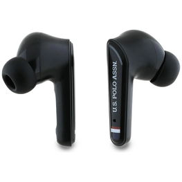 US Polo belaidės Bluetooth ausinės TWS – juodos
