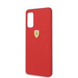 Ferrari silikoninis dėklas Samsung Galaxy S20 – raudonas