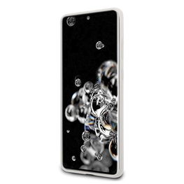 US Polo silikono dėklas Samsung Galaxy S20 Ultra, baltas
