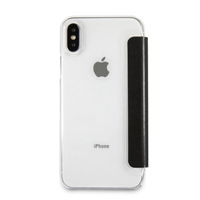 Karl Lagerfeld blizgus juodas iPhone X/Xs dėklas