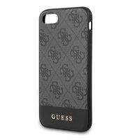 Guess 4G dryžuotas dėklas iPhone 7/8/SE (2020/2022) – pilkas