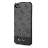 Guess 4G dryžuotas dėklas iPhone 7/8/SE (2020/2022) – pilkas